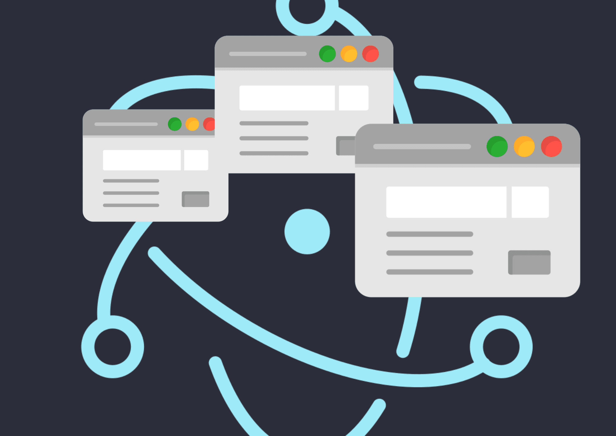 How to make electron multiple window application